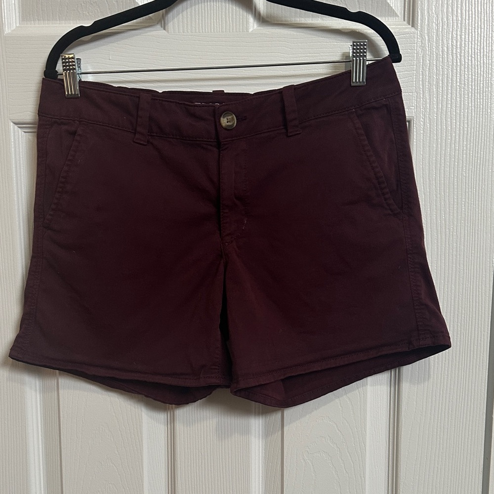 American Eagle Outfitters Burgundy Women's Shorts